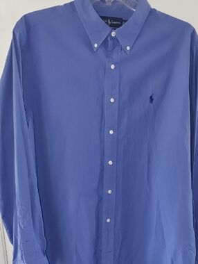 Polo by Ralph Lauren Long-Sleeve Button-Down Shirt - Periwinkle Blue